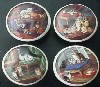 CERAMIC CABINET KNOB CAT CATS KITTEN TABBY CALICO regency