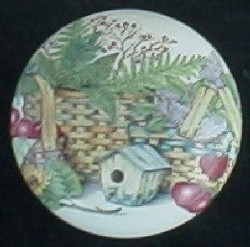 Cabinet Knob Birdhouse abd  Basket