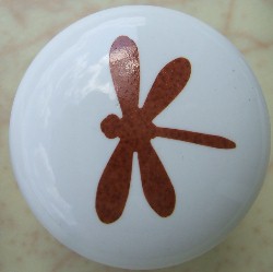 Cabinet knobs with dragonfly Dragonflies