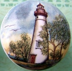 Cabinet Knob Lighthouse