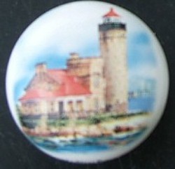Lighthouse Cabinet Knob Old Macinak