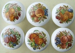 Cabinet Knobs 6 Pretty fruit